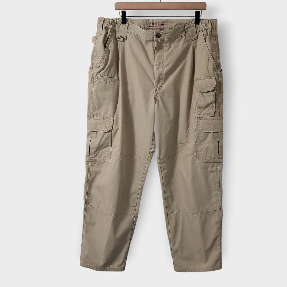 5.11 Tactical Mens Ripstop Cargo‎ Pant Khaki Sz 40x30 Gorpcore Outdoor Workwear